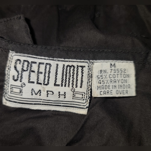 Speed Limit MPH Boho Sheer Sleeves with Iridescent Beads and Tiny Tassels - Picture 7 of 7